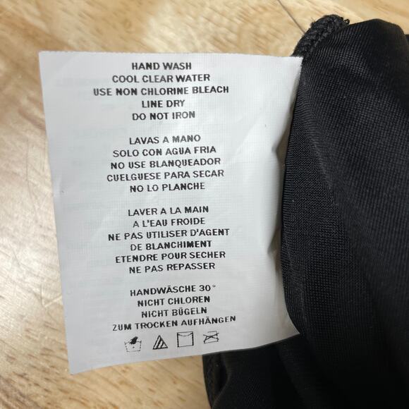 Miraclesuit NWT Crossover With Mesh One Piece Swimsuit Black Size 12 Bra Top A-D - Picture 14 of 15